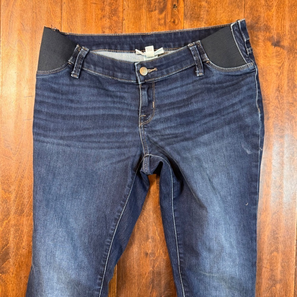 Isabel by Ingrid & Isabel Maternity Skinny Jeans Dark Wash Blue Size 8